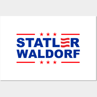 Statler and Waldorf For President 2024 Posters and Art